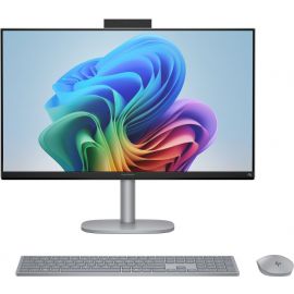 Комп'ютер персональний моноблок HP OmniStudio X 27" UHD IPS, Intel U7-258V, 32GB, F1TB, UMA, WiFi, кл+м, Win11, сріблястий