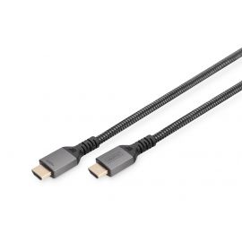 Кабель DIGITUS HDMI (M/M), 8K, Ultra High speed/Ethernet, 2м, чорний