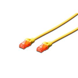 Патч-корд DIGITUS CAT 6 UTP, 2м, AWG 26/7, CCA, PVC, жовтий