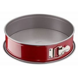 Форма для випікання Tefal DeliBake, крушла, знімне дно, 245x245x80мм, вуглецева сталь, червоний