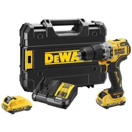 Дриль-шурупокрут ударний DeWalt XR Li-Ion 12В акб 2х2А·год 57.5Нм 425-1500об/хв патрон 10мм кейс 0.96кг