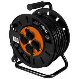 Подовжувач мережевий Neo Tools 16А 50м, 3х2.5мм2 Тип E/F на котушці IP20