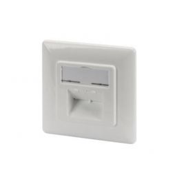 Настінна розетка DIGITUS CАТ 6А STP 2xRJ45, 8P8C, для прихованої проводки