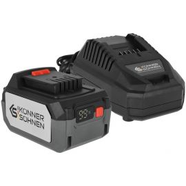 Набір акумулятора та зарядного пристрою Konner&Sohnen KS 20V4-1-KIT 20В 1х4А·год