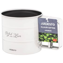 Кружка-сито ARDESTO Tasty Baking, 9.5см, нержавіюча сталь, сірий світлий