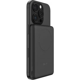 Акумулятор портативний літій-іонний Power Bank Belkin 5000мА·год, 15Вт/Qi2 7.5Вт, Slim Magnetic Ring, чорний