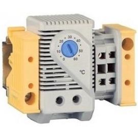 Термостат ZPAS 220V, AC, 6А, замикаючий, на DIN рейці,  для вентилятора