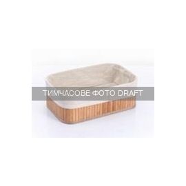 Кошик Ardesto Midori 17х10х7см, бамбук, бавовна