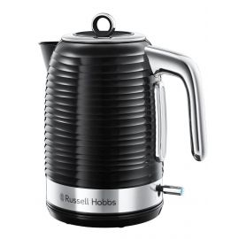 Електрочайник Russell Hobbs Inspire, 1.7л, пластик , чорно-сріблястий