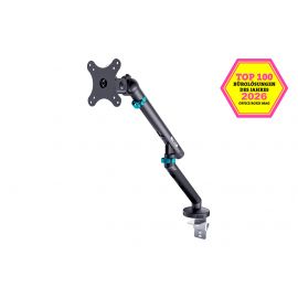 Кріплення DIGITUS Monitor Clamp, до 35"/10кг, з нахилом, поворотом, чорне