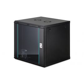 Шафа DIGITUS 19", 12U, Wall Mounting Dynamic-N, 600x600 мм, 60кг максимально, розібрана, чорна