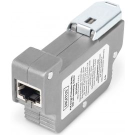 Обмежувач перенапруги DIGITUS PoE (RJ45), монтаж на DIN-рейку, внутрішній