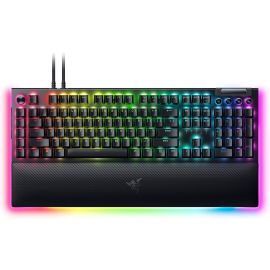 Клавіатура механічна Razer BlackWidow V4 Pro 104key, Yellow Switch, USB-A, EN, RGB, чорний