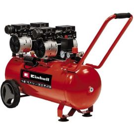 Компресор повітряний Einhell TE-AC 270/50 Silent Plus безолійний, 1500Вт, 50л, 270л/хв, 8бар, 54дБ, 4 циліндри, 42.6кг