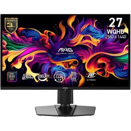 Монітор MSI 26.5" MAG 274QP QD-OLED X24 2xHDMI, DP, Audio, QD-OLED, 2560x1440, 240Hz, 0.03ms, DCI-P3 99%, G-SYNC, FreeSync, Pivot, HDR400