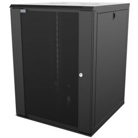 Шафа MIRSAN 19", 16U, WTC, 565x600 мм, максимально 80 кг, чорна