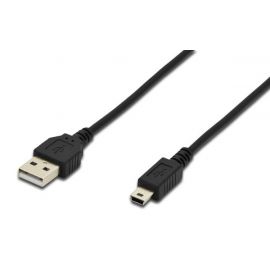 Кабель DIGITUS USB 2.0 (AM/mini B 5pin) 1.8м, чорний