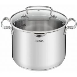 Каструля Tefal Duetto+, з кришкою, 6л, нержавіюча сталь