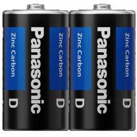 Батарейка Panasonic General Purpose вугільно-цинкова D(R20) плівка, 2 шт.