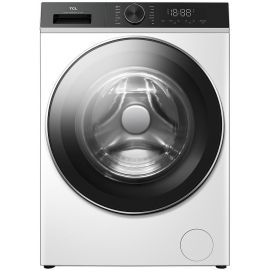 Пральна машина TCL фронтальна, 9кг, 1400, A, 57см, дисплей, пара, інвертор, білий