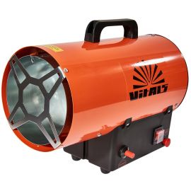 Теплова гармата газова Vitals GH-152, 17кВт, 120м2, 320м3/год, помаранчевий, 3.8кг