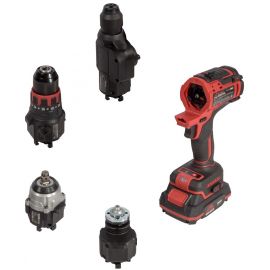 Набір акумуляторних інструментів Vitals Master COMBO KIT 4.2 18В модулі шурупокрута перфоратора гайковерта шліфмашини акб 1х2А·год 1х4А·год ЗП кейс