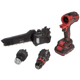 Набір акумуляторних інструментів Vitals Master COMBO KIT 3.2 18В модулі шурупокрута пилки ланцюгової шліфмашини акб 1х2А·год 1х4А·год ЗП кейс