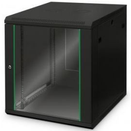 Шафа DIGITUS 19", 12U, Wall Mounting Dynamic Basic, 600x600 мм, 60кг максимально, чорна