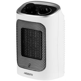 Тепловентилятор ARDESTO FHC-1500MCW 15м2, 1500Вт, мех. упр-ння, керам. нагрів. елемент, білий