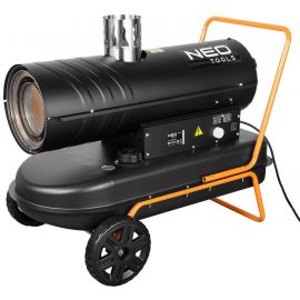 Теплова гармата дизельна Neo Tools, прямого нагріву, 30кВт, 280м2, 850м3/год, димохід 120мм, IPX2, чорний, 30кг